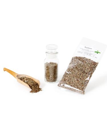 Feine W rze Rubbed basil dried basil basil royal herb basil herb kitchen spice basil spice Herba Basilici concise 20 g