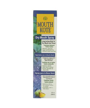 Mouthkote Alcohol Free Spray Regular 8oz per Bottle (2 Pack)