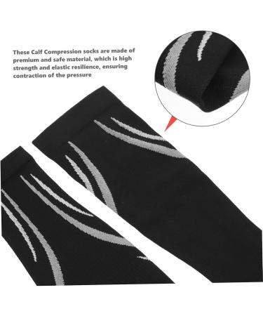 Buy Gatuida Warming Socks - 2 Pairs Calf Compression Sleeves for Men | Shin Support for Running & Fitness - Buy Online on GoSupps.com