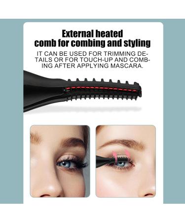 Wontool Eye Lash Hot Curler - Lash Styling Tool Rechargeable Lifting Curler | Electric Curling Tool Eyelash Device for Beauty Salon Business Trips Home Black - Buy Online on GoSupps.com