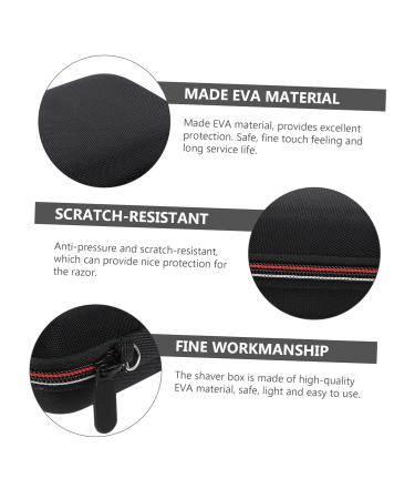Minkissy Razor Storage Bag for Men | Hairdressing Tool Organizer | Durable EVA Shaver Shell | Perfect for Travel - Buy Online on GoSupps.com