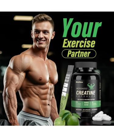 Buy Creatine Capsules & Electrolytes Powder - 150 Gluten-Free Capsules for Muscle Energy & Recovery | 10 Pack Electrolyte Supplement for Men & Women | 30 Servings - Buy Online on GoSupps.com