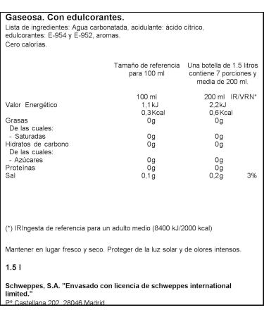 Buy 6 x Sweet Sparkling Water - Gaseosa La Casera 1.5 L | Refreshing International Shipping Available - Buy Online on GoSupps.com