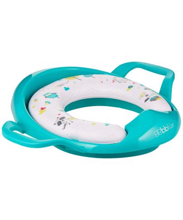 bblv - Pti - Padded Toilet Seat Cover for Potty Training (Aqua)