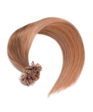 Buy Honeyblonde Keratin Bonding Extensions | 100% Remy Real Human Hair | 25x 1g 45cm U-Tip - Color #27 Honey Blonde - Buy Online on GoSupps.com
