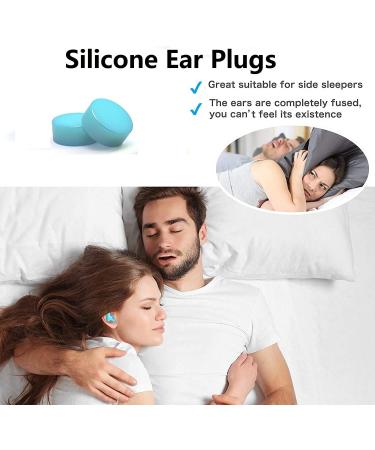 Reusable Silicone Earplugs for Sleep Snoring Swimming & Travel - 12 Couples - Perfect for Concerts Work & Studying - Buy Online on GoSupps.com