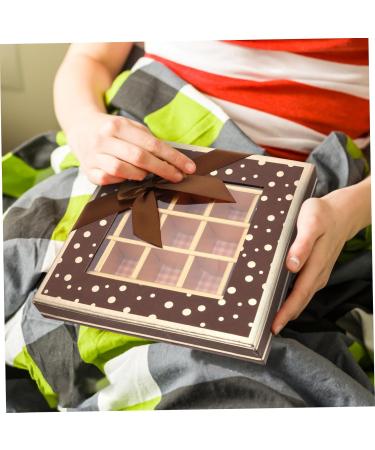 Operitacx Box Treat Truffles Grids Valentine's Wedding Day Window Candy with Ing Chocolate - Buy Online on GoSupps.com