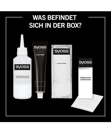 Syoss Color Hair Color 3_1 Dark Brown - 115ml Permanent Dye 10 Weeks Intensity 3 Pack | 70% Less Hair Break - Buy Online on GoSupps.com