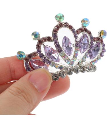 Beaupretty 4 Pieces Princess Tiara Crown Comb Rhinestone Tiara Hair Comb Mini Crystal Hair Clip Rhinestone Crown Hair Comb Hair Accessories for Girls - Buy Online on GoSupps.com