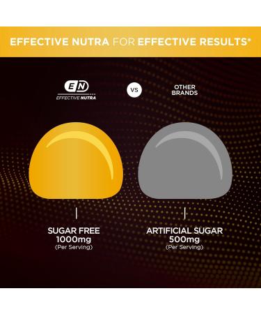 EFFECTIVE NUTRA Shilajit Gummies 1000mg | Pure Shilajit Resin for Energy Brain & Immunity | Supplement for Men & Women | Sugar-Free Vegan Gluten-Free | Natural Berry Flavor Made in USA (90ct) - Buy Online on GoSupps.com