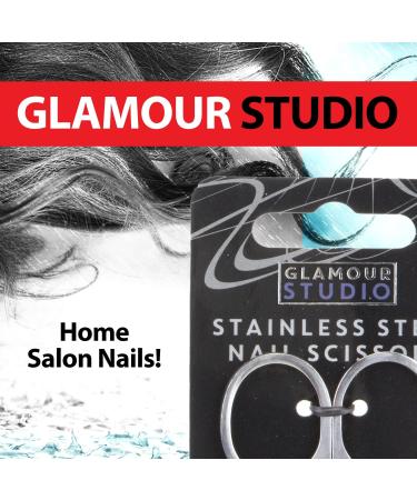 VFM - Stainless Steel Nail Scissors Sharp Curved Tip - Glamour Studio - Buy Online on GoSupps.com