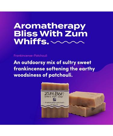 Zum Bar Goat's Milk Soap - Frankincense Patchouli - 3 oz (3 Pack) | Indigo Wild - Buy Online on GoSupps.com