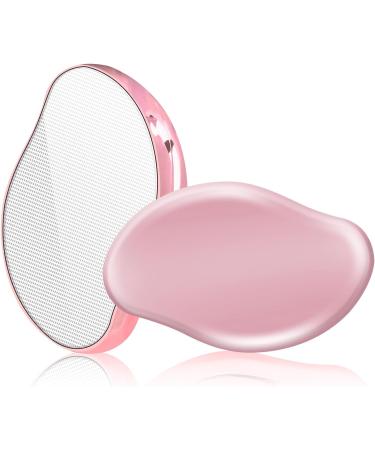 Crystal Hair Eraser for Men & Women | Reusable Painless Hair Removal Tool | Magic Exfoliation Device for Back Arms & Legs (Pink - Buy Online on GoSupps.com