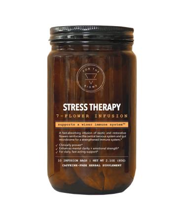 For The Biome Stress Therapy | Clinically Proven to Relieve Stress | Organic Fast-Acting Herbal Formula Refillable Jar