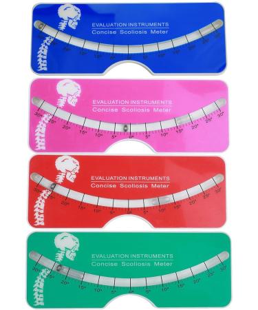 Generic Scoliosis Test Measuring Device | 0-30 Acrylic Lineal | Reusable & Portable Evaluation Tool | Ideal for Home & Travel - Buy Online on GoSupps.com