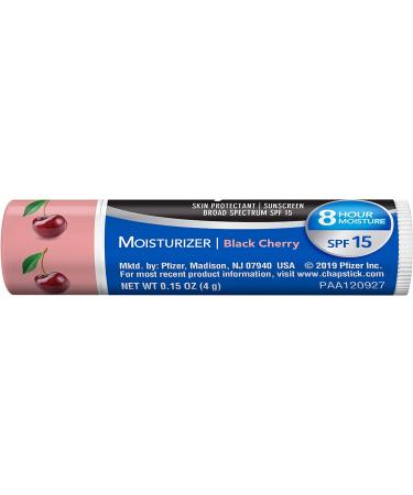 ChapStick Moisturizer Original Black Cherry & Cool Mint Lip Balm Variety Pack - SPF 15, Skin Protectant - 0.15oz (Pack of 3) - Buy Online on GoSupps.com