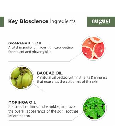 Organic Face Cleanser with Baobab Moringa & Grapefruit Oil | Deep Cleansing & Hydrating | Natural Ingredients for Radiant Skin | Non-Toxic & Gentle 150ml - Buy Online on GoSupps.com