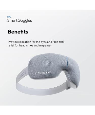 SmartGoggles by Therabody - Heated Eye Massager for Migraine Relief & Better Sleep | 3 Modes Eye Massager - Buy Online on GoSupps.com