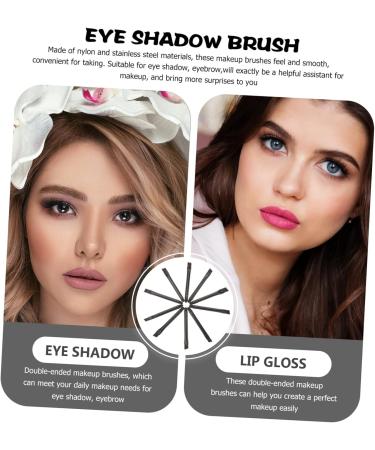 Angoily 10 Pcs Eye Shadow Brush Makeup Brush Dual Sides Eyeshadow Applicator Makeup Tool Double Head Set - Buy Online on GoSupps.com
