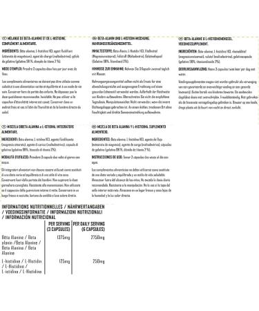 PhD Nutrition Beta Alanine & L-Histidine Supplement - Delays Muscle Fatigue, Boosts Athletic Performance - Vegan, Dairy-Free, Gluten-Free - 90 Capsules - Buy Online on GoSupps.com