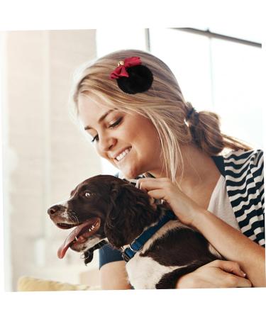 FRCOLOR Face Brush Cleansing Pairs bear ear hair clip cute big hair clips cute barrettes Fox Ears Hair Clip Fox Ears Hair Pin cute hair lolita cosplay headdress Miss earring metal bell - Buy Online on GoSupps.com