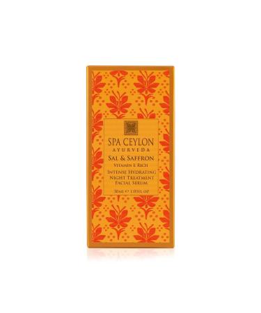 SPA CEYLON Sal & Saffron Vitamin E Night Treatment Serum | Deep Hydration & Skin Replenishment | International Shipping Available - Buy Online on GoSupps.com
