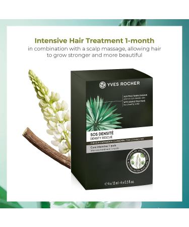 Yves Rocher Hair Density Rescue Intensive Treatment 1-Month - Strengthens & Redensifies Thin-Looking Hair - Buy Online on GoSupps.com