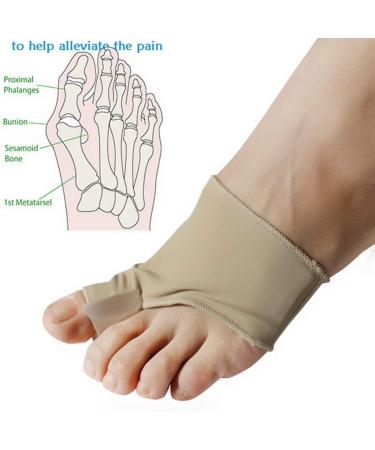 Bunion Corrector for Men & Women - Orthopedic Sock for Big Toe Pain Relief | Hallux Valgus Toe Straightener (2 Pack - Black - Buy Online on GoSupps.com