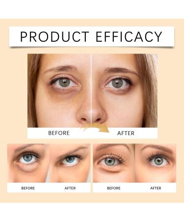  JASUBAI Eye Brightening Serum with Vitamin C for Dark Circles and Puffy Eyes Anti-Aging Cream Reduce Under Eye Bags for Women Men Anti-Wrinkle Treatment 6 Pack - Buy Online on GoSupps.com