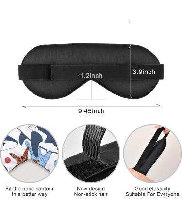Haskirky Light Blocking Eye Mask for Deep Sleep | Adjustable, Breathable, & Comfortable | Ideal for Travel, Yoga, and Meditation | Men and Women - Buy Online on GoSupps.com