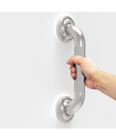 AquaChase 1-1/4 Knurled Grab Bar - ADA Compliant Bath Safety Handrail | Heavy Duty 500lbs Support - 9 Brushed Nickel | Mobility Aid for Seniors & Disabled - Buy Online on GoSupps.com