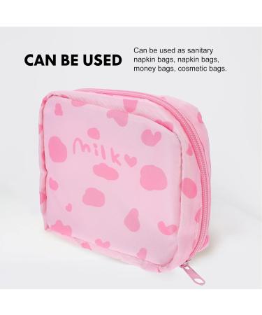Gleavi Women's Menstrual Storage Bag - Portable Period Pad Holder Multi-Pocket Organizer for School Colorful & Compact 13x11.5x4.5cm - Buy Online on GoSupps.com