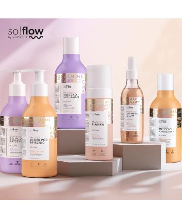 Soflow Harmonizing Blackberry & Plum Shower Gel - Refreshing Clean with Kaolin & Tocopherol Formula - Buy Online on GoSupps.com