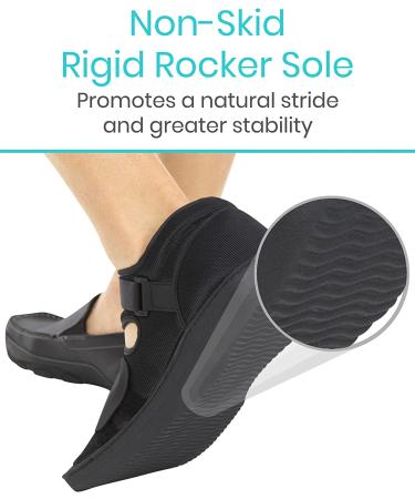 Vive Post Op Shoe - Lightweight Medical Walking Boot with Adjustable Strap | Orthopedic Recovery Cast Shoe for Foot Surgery | Medium Size - Buy Online on GoSupps.com