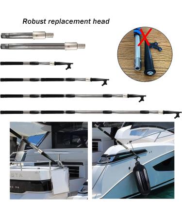 Greeily Boat Hook Pole | Adjustable Ship Hook Pole (4-12 feet) | Rust-Proof & Durable Design | Anti-Scratch | Replaceable Head | Push Pole for Multipurpose Use - Buy Online on GoSupps.com