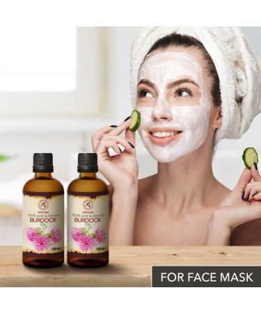 Climbing Root Oil 2x100ml - Pure Arctium Lappa Burdock Oil for Hair Care | Best Spa & Hair Oil - Buy Online on GoSupps.com