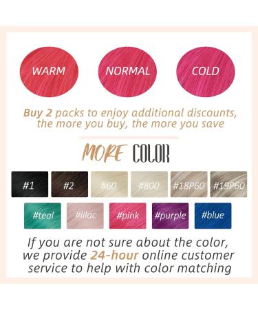 Runature Hot Pink Real Hair Bonding Extensions | I-Tip 45cm 18 Inch 25g | Quality Keratin Hair Recovery - Buy Online on GoSupps.com