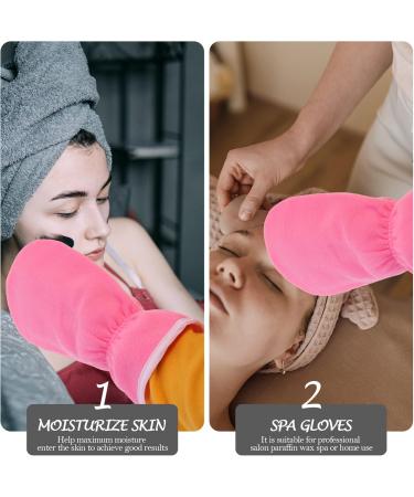 3 Pairs Hand Mask Wax Treatment with Paraffin Gloves - Essential Oils Heated Gloves for Spa Hand & Foot Care - Buy Online on GoSupps.com