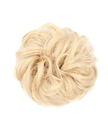 Hair Extensions Synthetic Bun Curly Messy Bun Donut Bun With Elastic Rubber Band Bun for Women Ponytail Extension Hair Bun Hair Pieces For Women (Color : 18T613)