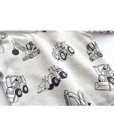 Shop Little Hand Baby Boys Sweatshirt - Warm Pullover Streetwear for Kids 1-7 Years - Bulldozer Design - Buy Online on GoSupps.com