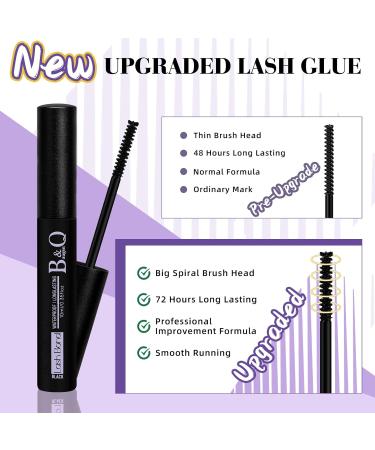 Buy Lash Cluster Glue 10 ML - Long Retention Eyelash Glue for DIY Extensions | Waterproof Mild High Adhesive for Beginners - Black - Buy Online on GoSupps.com