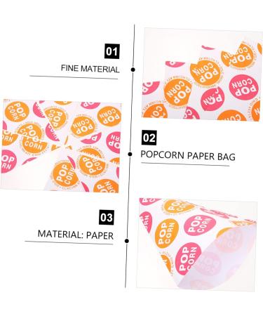 Beavorty 200 Pcs Popcorn Bag Clear Snack Bags Mini Gift Bags for Favors Cookies Bags Candy Bags Clear Goody Bag Cookie Gift Bags Cone Shaped Treat Bags Party Christmas Paper Child Biscuit - Buy Online on GoSupps.com