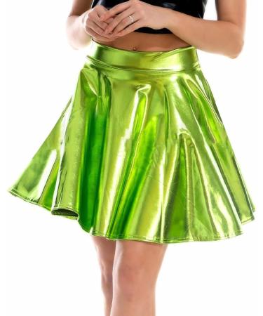 Shop Stylish Women's Metallic Liquid Gymnasium Ballet Leotard - XL Green | Dance & Stage Costume - Buy Online on GoSupps.com