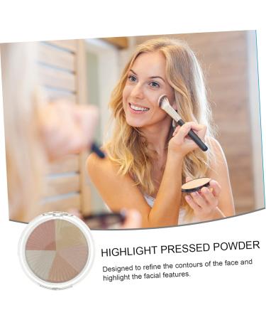 VINTORKY 1 Box Highlight Powder Highlighter Cream Shimmer Powder for Face Highlighting Plastic Shell - Buy Online on GoSupps.com