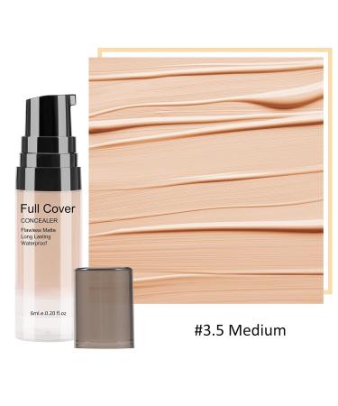 Boobeen Full Coverage Liquid Concealer - Long Lasting, Matte Finish, Medium C-3.5 - Buy Online on GoSupps.com