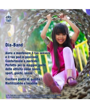 Comfortable Dia Band for Kids | Glucose Sensor Protection Bracelet for Freestyle Libre Medtronic Dexcom & Omnipod | Reusable Diabetic Band (Junior 20-22 cm) - Buy Online on GoSupps.com