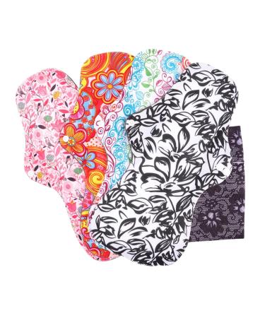 Minkissy 4 Washing Aunt Handling Coal Mom Clothing Women Binding Reusable Menstrections Pad Livy Menstruation Pad Menstrual Bonds Aus Fabric Washing Menstruation Bonds