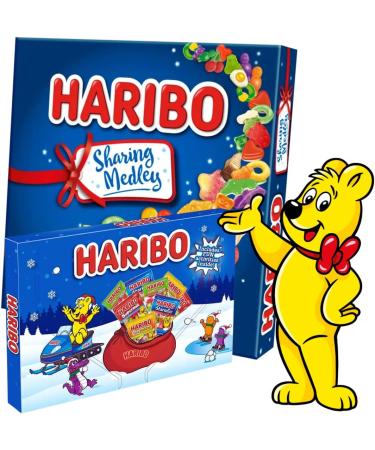 Kids Sweets Gift - Sweets Hamper Box | Christmas Sweet Hamper for kids adults | Gummy Sweets - 2 pack Gluten free sweets selection of fruits Starmix Supermix Jelly Babies 650g (Sweets Gift) - Buy Online on GoSupps.com
