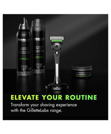 Buy GilletteLabs Exfoliating Bar Razor for Men - Handle Blade Refill & Magnetic Stand | Best International Shipping - Buy Online on GoSupps.com