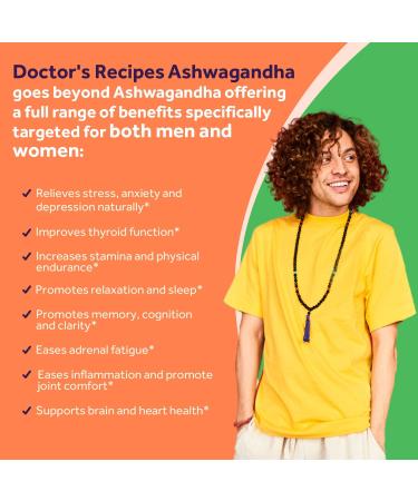 Organic Ashwagandha Root Extract 2100mg - Stress Relief & Mood Support - 90 Vegan Capsules - Buy Online on GoSupps.com